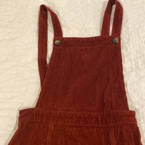 Topshop overall skirt